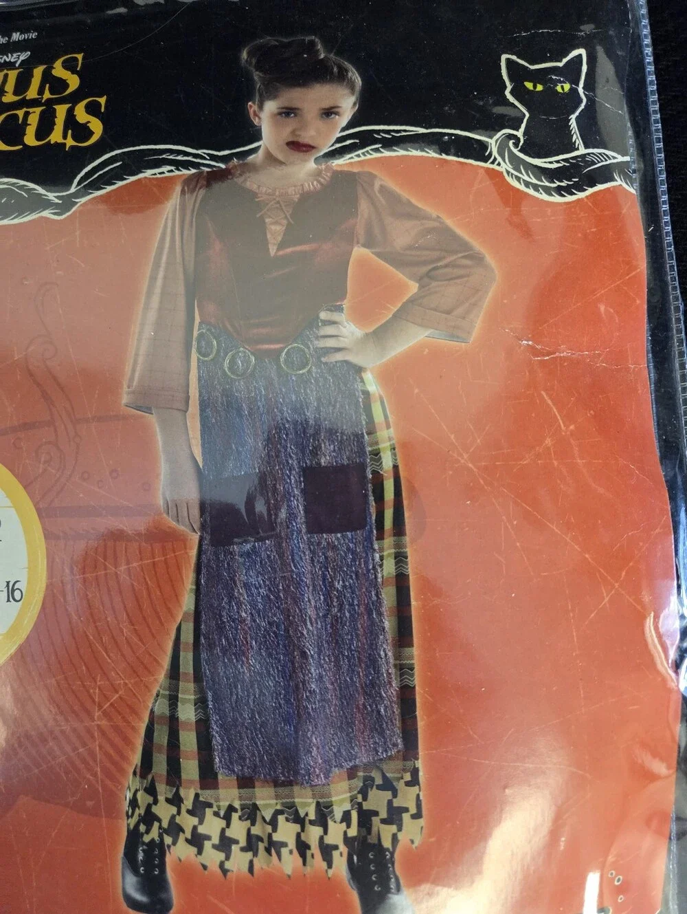 Mary Sanderson Costume from Hocus Pocus--Girls Size XL(14-16)-NWT-Halloween Fun